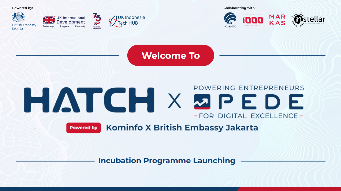 Programme Onboarding: Hatch x PEDE Incubation R&R 2